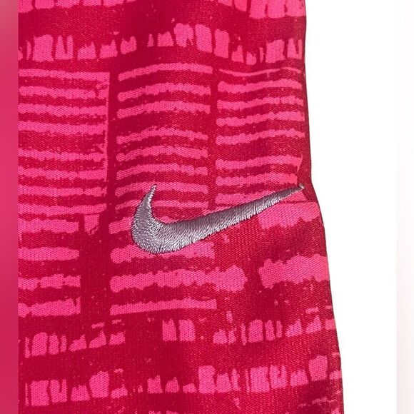 Nike Dri Fit Pink and Orange Cropped Leggings Size Large - Picture 3 of 7